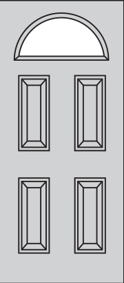 Fan lite 4 panel door