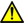 Yellow triangle with exclamation point warning image
