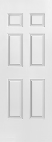 Moulded panel Classics Series 6 square panel smooth door