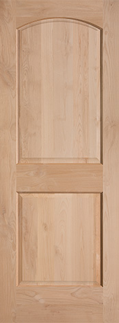 Interior Arch top 2 panel Superior Alder door