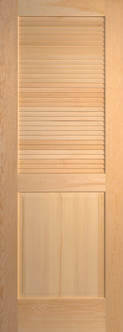 Pine clear Louver panel door (PDLP)