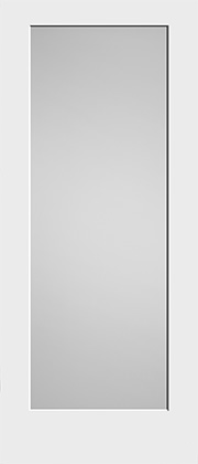 Moulded panel full Lite Lami interior Shaker Door