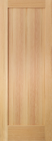 Douglas fir vertical grain flat one panel Shaker Door
