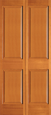 Douglas fir vertical grain 2 raised panel interior Simpson bifold door