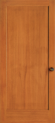 Douglas fir vertical grain full flat panel interior Simpson Shaker door