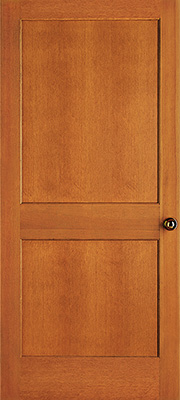 Douglas fir vertical grain 2 flat panel interior Simpson Shaker door