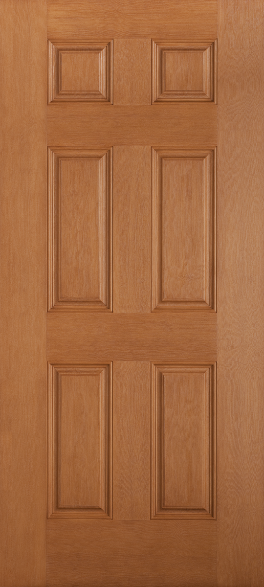 6 panel fir fiberglass Bellville door