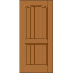BSP – 2P plank camber-top door