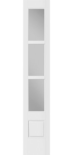 VistaGrande Clear Glass Flush Glazed with Modern SDL Bars Fiberglass Smoothvvvv