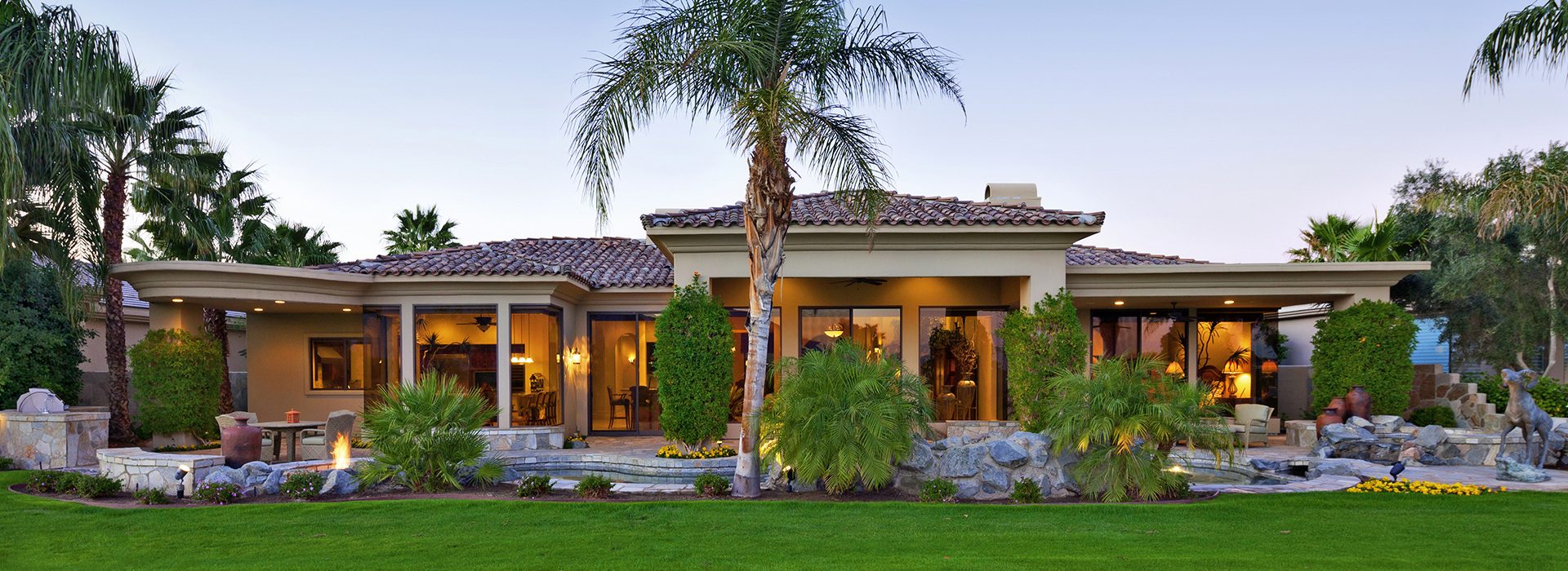 Asian style home outside view 