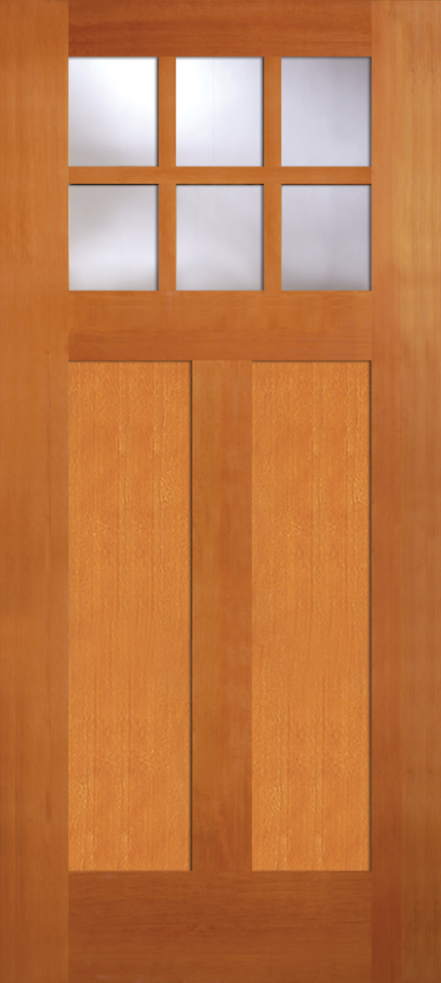 FS7662FP, Craftsman 2 Panel Exterior Door EL & EL Wood Products